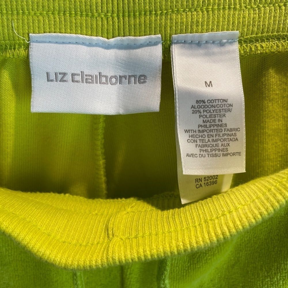 NWT Liz Claiborne Cropped Sweatpants Size M - Picture 5 of 7